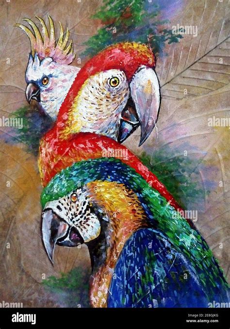 Macaw Painting