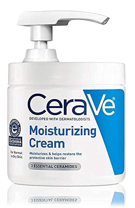 Amazon Cerave Moisturizing Cream With Pump Oz Daily Face And