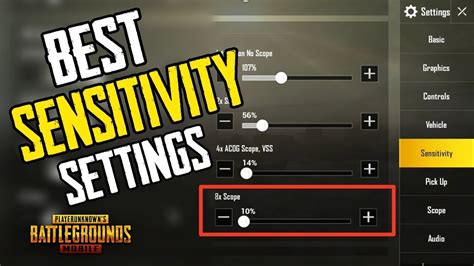 Best Sensitivity Settings For Pubg Mobile How To Become A Pro Youtube