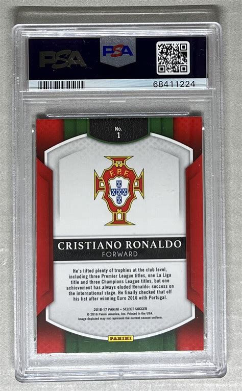 2016 17 Panini Select Terrace Multi Color Prizm 1 Cristiano Ronaldo