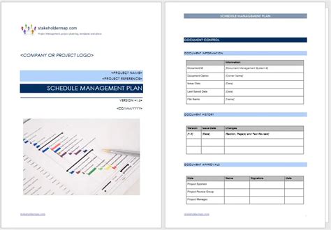 Schedule management plan Template | FREE Download