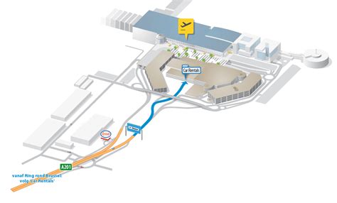 Plattegronden En Plan Luchthaven Zaventem Brussels Airport