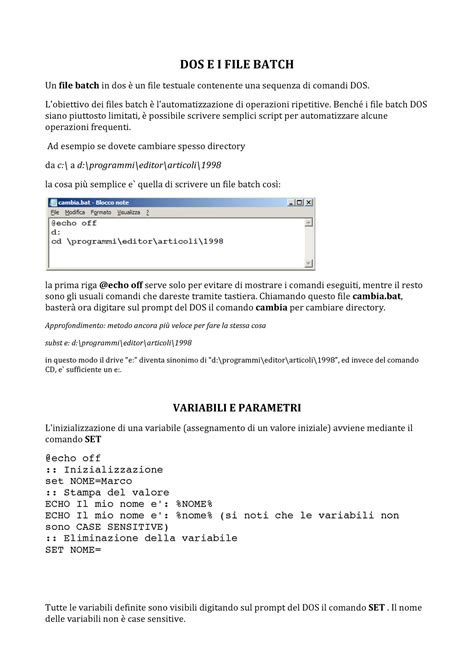File Batch Dos E I File Batch Un File Batch In Dos Un File