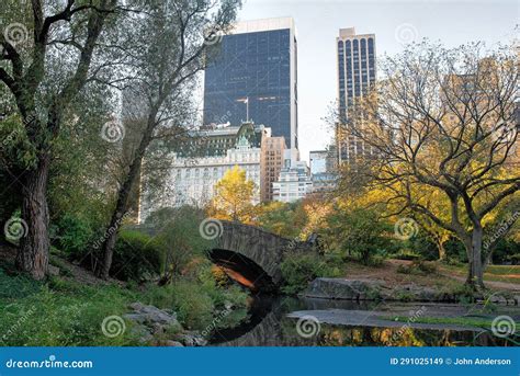 Gapstow Bridge In Central Park Stock Image Image Of Fall Park 291025149