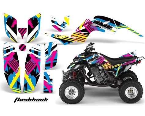 Amr Racing Decal Graphics Kit Quad Sticker Wrap Flashback Yamaha Raptor 660 01 05 Yam Raptor