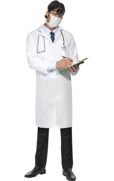 Budget Doctor Lab Coat And Mask Jokers Masquerade Doctor Costume