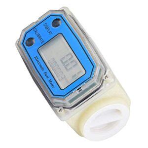 Llw Pp Flow Meter Inline Digital Display Turbine Meters Blue Plastic