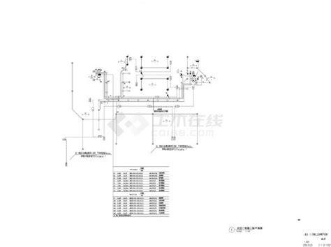 E 1 21 1102 北区11号楼二层照明平面cad图dwg商业建筑土木在线