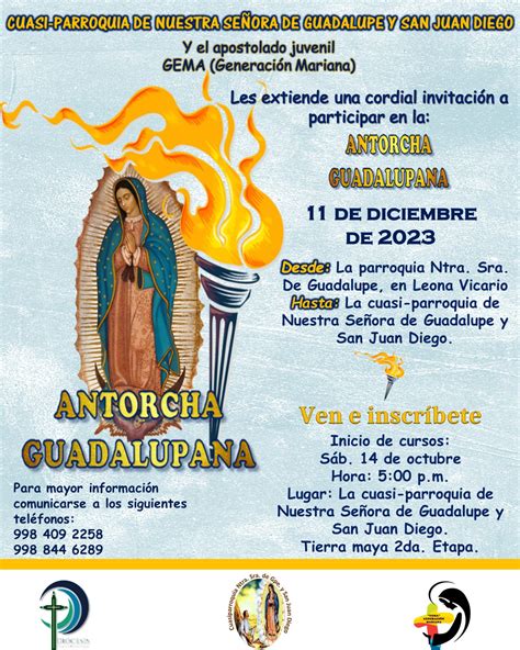 Antorcha Guadalupana Diócesis Cancún C