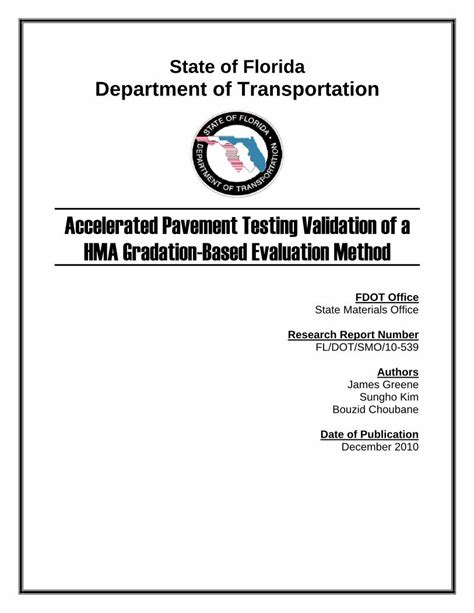 PDF Accelerated Pavement Testing Validation Of A HMA Accelerated