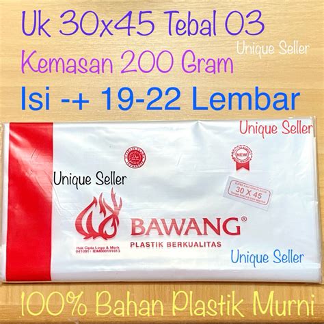 Jual Plastik Pe Bawang Tebal Uk X Kg X Kg X