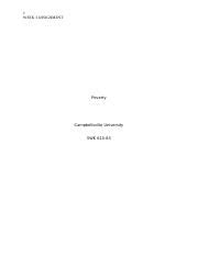 Week Docx Week Assignment Poverty Campbellsville University