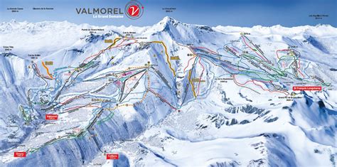 Doucy Plan Des Pistes De Ski Doucy