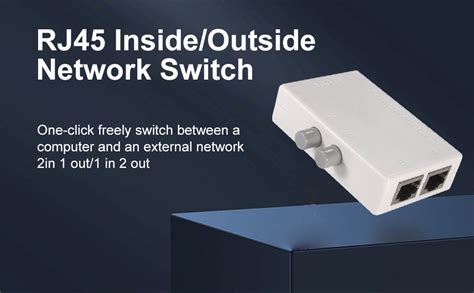 Utp Stp Ports Rj Lan Cat Network Switch Selector Internal External