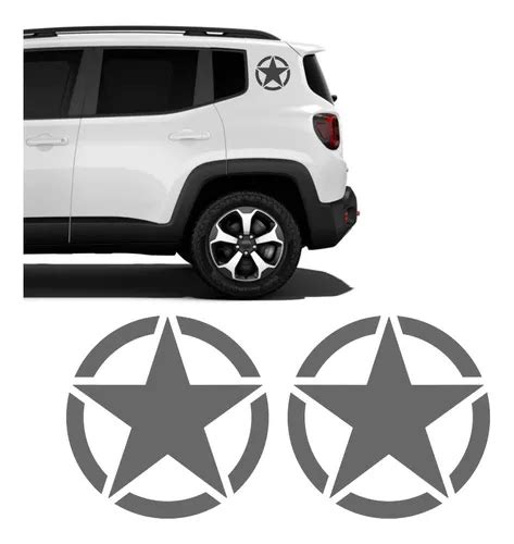 Kit Adesivo Estrela Militar Jeep Renegade Lateral Decorativo MercadoLivre