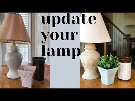 HOW TO UPDATE A CERAMIC LAMP VASE OR PLANTER DIY Paint Projects For