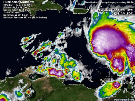 ¡impactante Imágenes Satelitales Así Se Ve El Huracán Matthew Cerca