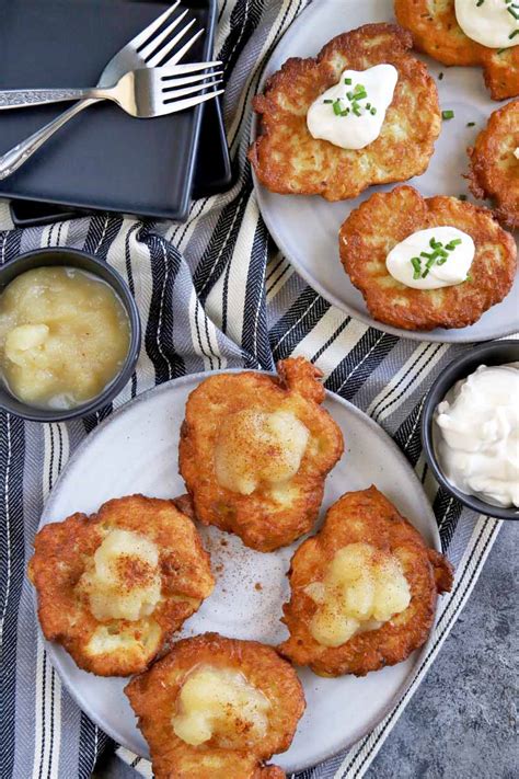 Kartoffelpuffer German Potato Pancakes Recipe Foodal