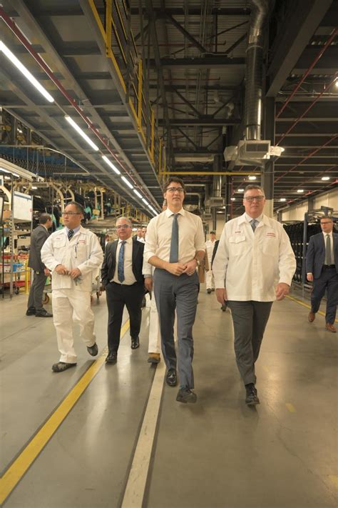 Honda Of Canada Mfg Hosts The Rt Hon Justin Trudeau Prime Minister