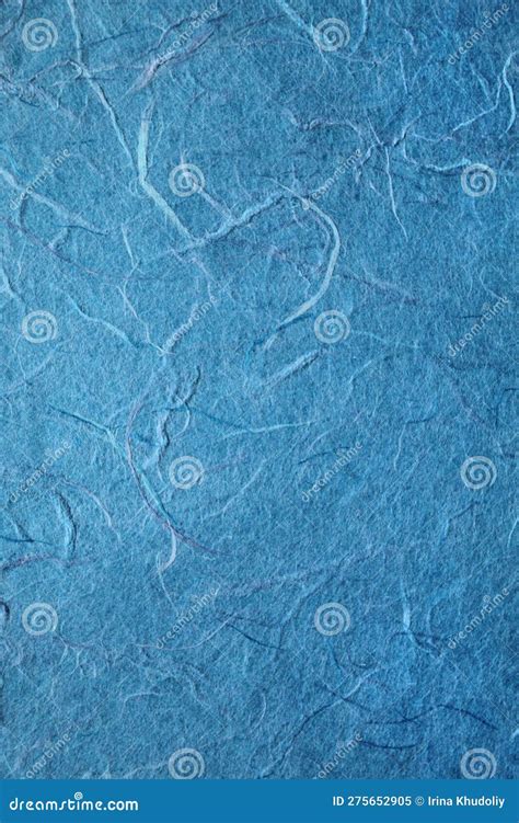 Blue Rice Paper Background Stock Image Image Of Close 275652905