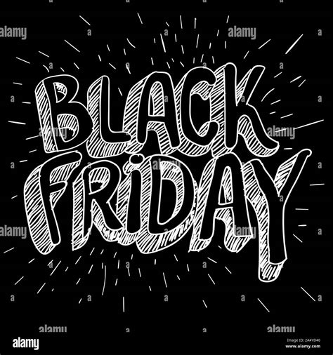 Black Friday Sale Poster Stock Vector Image And Art Alamy