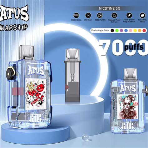 Atvs Warship 7000 Puffs Vape Pod Wholesale