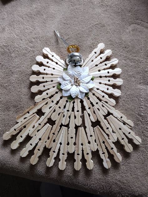 Cloths Pin Angel Wooden Clothespin Crafts Clothespin Diy Crafts