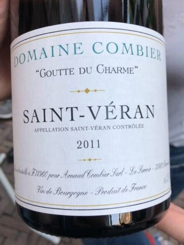 Domaine Arnaud Combier Goutte du Charme Saint Véran Vivino