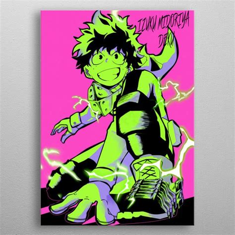 Deku Metal Poster Arte De Personajes Arte Personajes