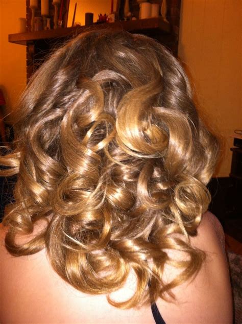 Finished Curling Hair Styles Long Curly Hair