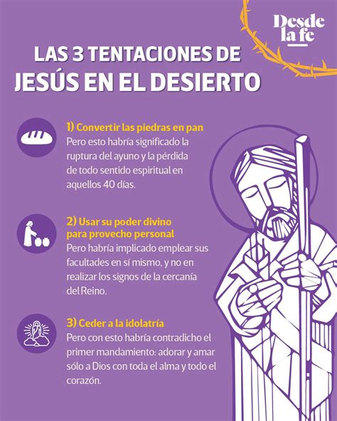 Las Tentaciones De Jesús En El Desierto Desde La Fe