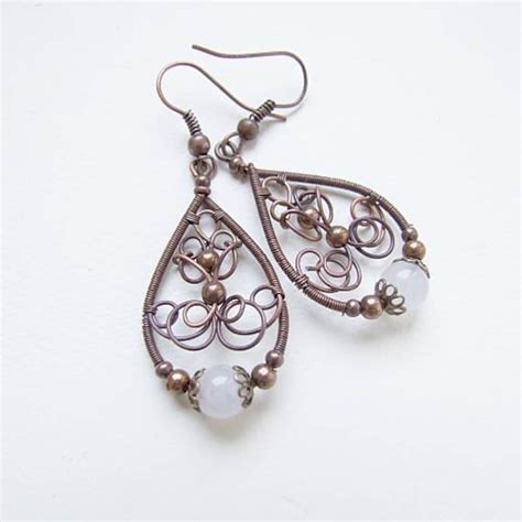 Tutorial Ii Jewelry Tutorials Wire Wrapped Earrings Etsy