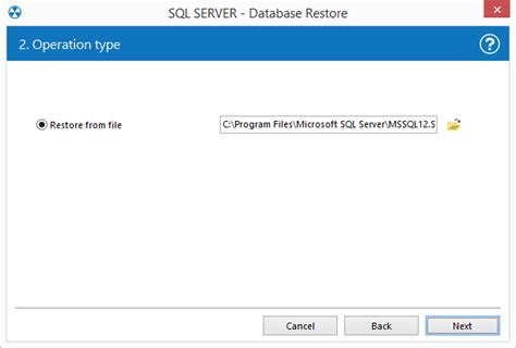 2 Restoring A Sql Server Database Uranium Backup