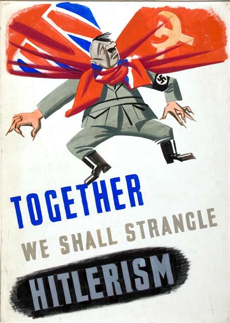 INF3 335 Unity Of Strength Together We Shall Strangle Hitlerism