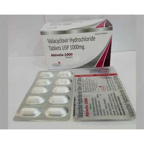 Valcivir Valacyclovir 1000mg Tablet At Rs 313 5 Stripe Valacyclovir