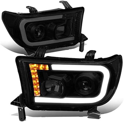 DNA MOTORING HL LB TT07 BK SM CL1 Par De Faros LED DRL Proyector De