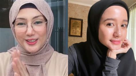 Pesona Dua Mantan Istri Engku Emran Laudya Cynthia Bella Makin Islami