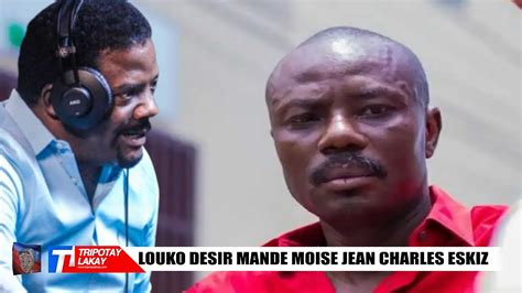 Louko Desir prezante eskiz li bay Moise Jean Charles pòu enfomasyon