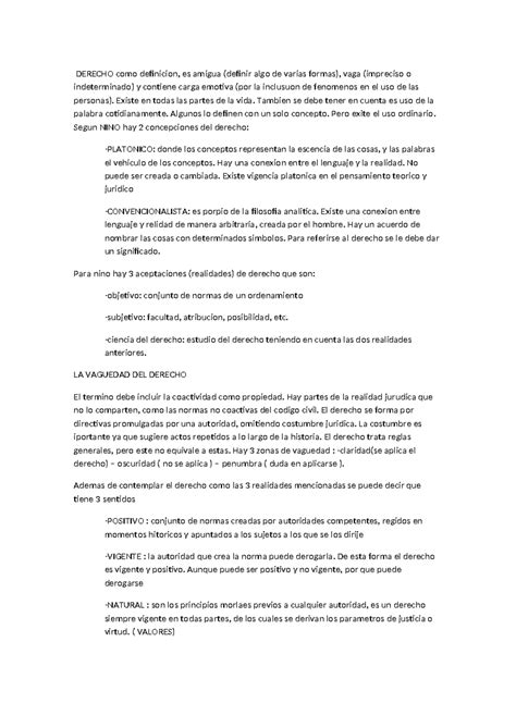 Resumen Introduccion Al Derecho Modulo 1 Derecho Como Definicion Es