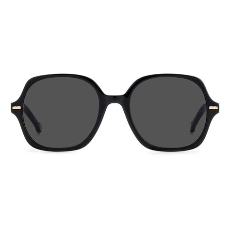Carolina Herrera HER 0106 S KDX IR Black Nude Sunglasses Woman