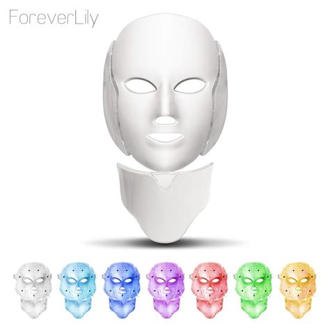 Foreverlily 7 couleurs Led masque Facial Led coréen Photon thérapie