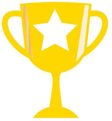 Golden Trophy with white Star vector file image - Free stock photo ...