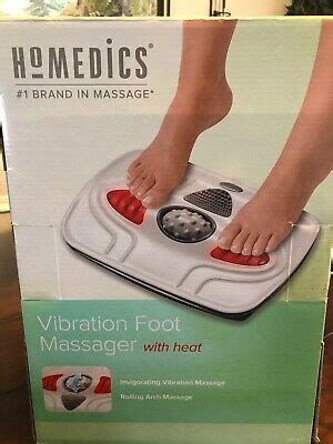 HoMedics Vibration Foot Massager with Heat NEW Open Box FMV-400H | eBay