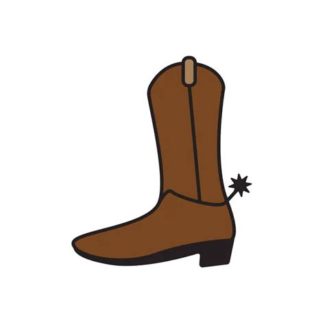 Cowboy Boot Icon Vector Images Depositphotos