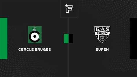 Résultat Cercle Bruges Eupen 2 0 la 15e journée de Jupiler Pro