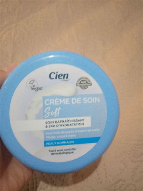 Cien Crème De Soin Hydratante Soft à Lhuile De Jojoba And Vitamine E