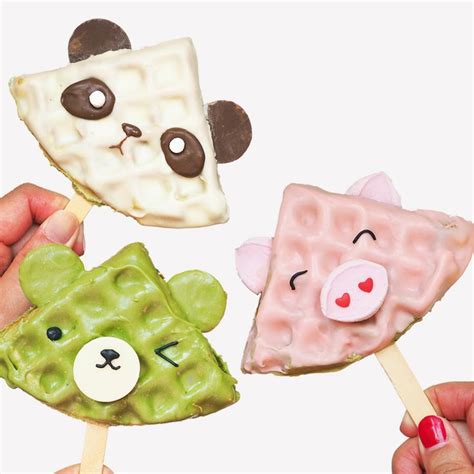 These Cute Green Tea Waffle Pops Are A Matcha Made In Heaven Waffle