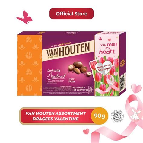 Promo Van Houten Dark Milk Assortments Dragees G Diskon Di