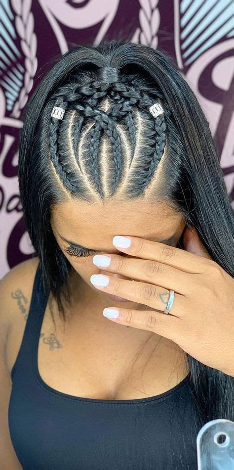 Cornrows Half Up Half Down