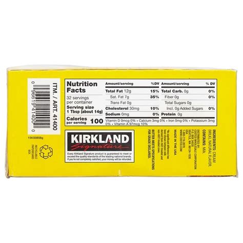 Kirkland Signature Unsalted Butter Quarters X Lb Lb Delivery